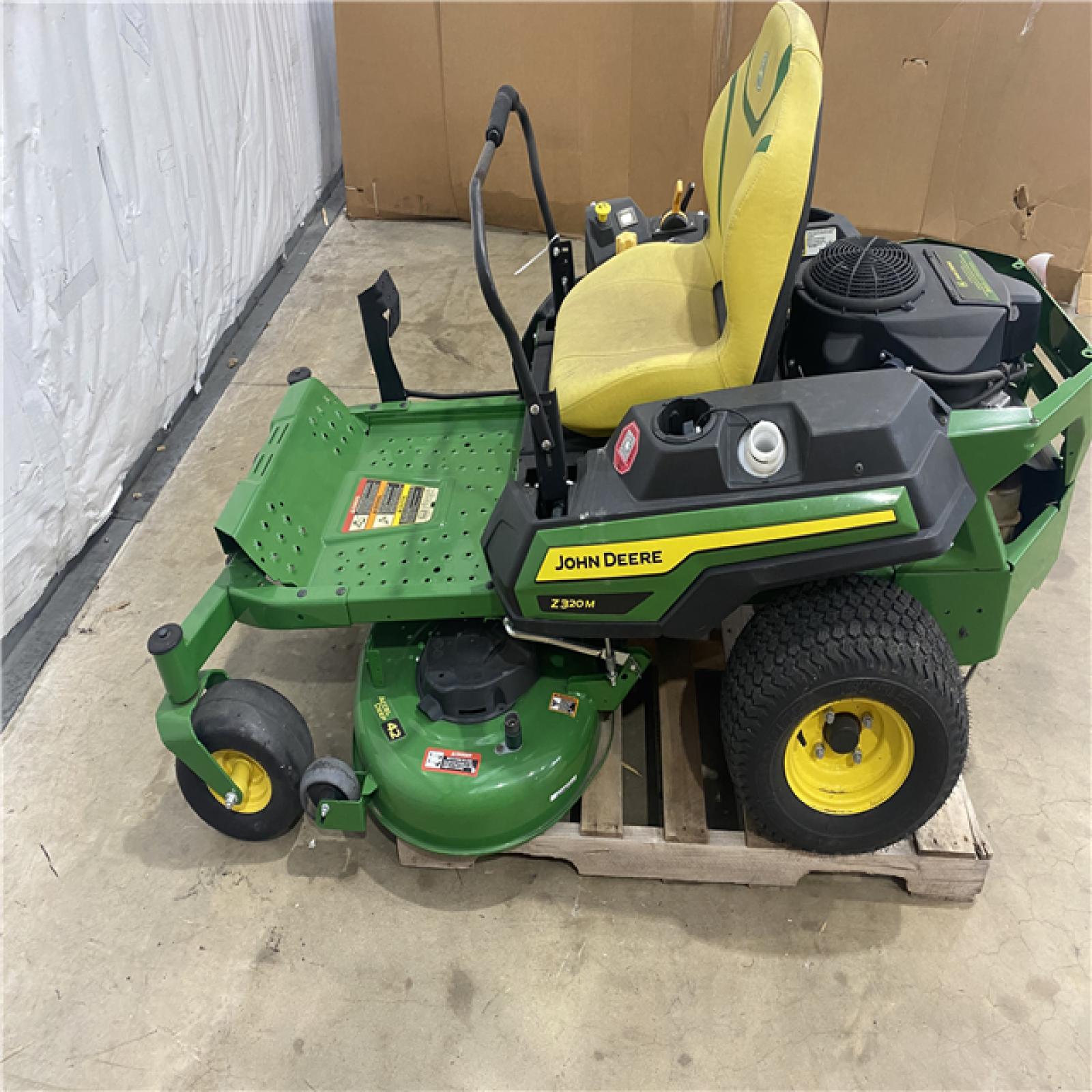 Houston Location - AS-IS Outdoor Power Equipment JOHN DEERE Z320M 42 INCH SIT DOWN MOWER