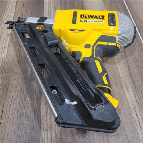 AS-IS DeWalt 20V MAX Brushless Cordless 2-Speed 30° Paper Collated Framing Nailer Kit