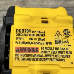 AS-IS DEWALT Atomic 20V Lithium-Ion Cordless Compact 1/2 in. Drill/Driver Kit