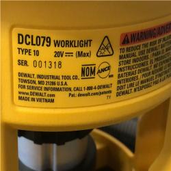 AS-IS DEWALT DCL079B LED Tripod Light  20V MAX