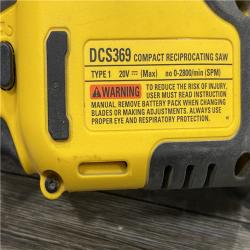 AS-IS DEWALT ATOMIC 20V MAX Cordless Brushless Compact Reciprocating Saw (Tool Only)
