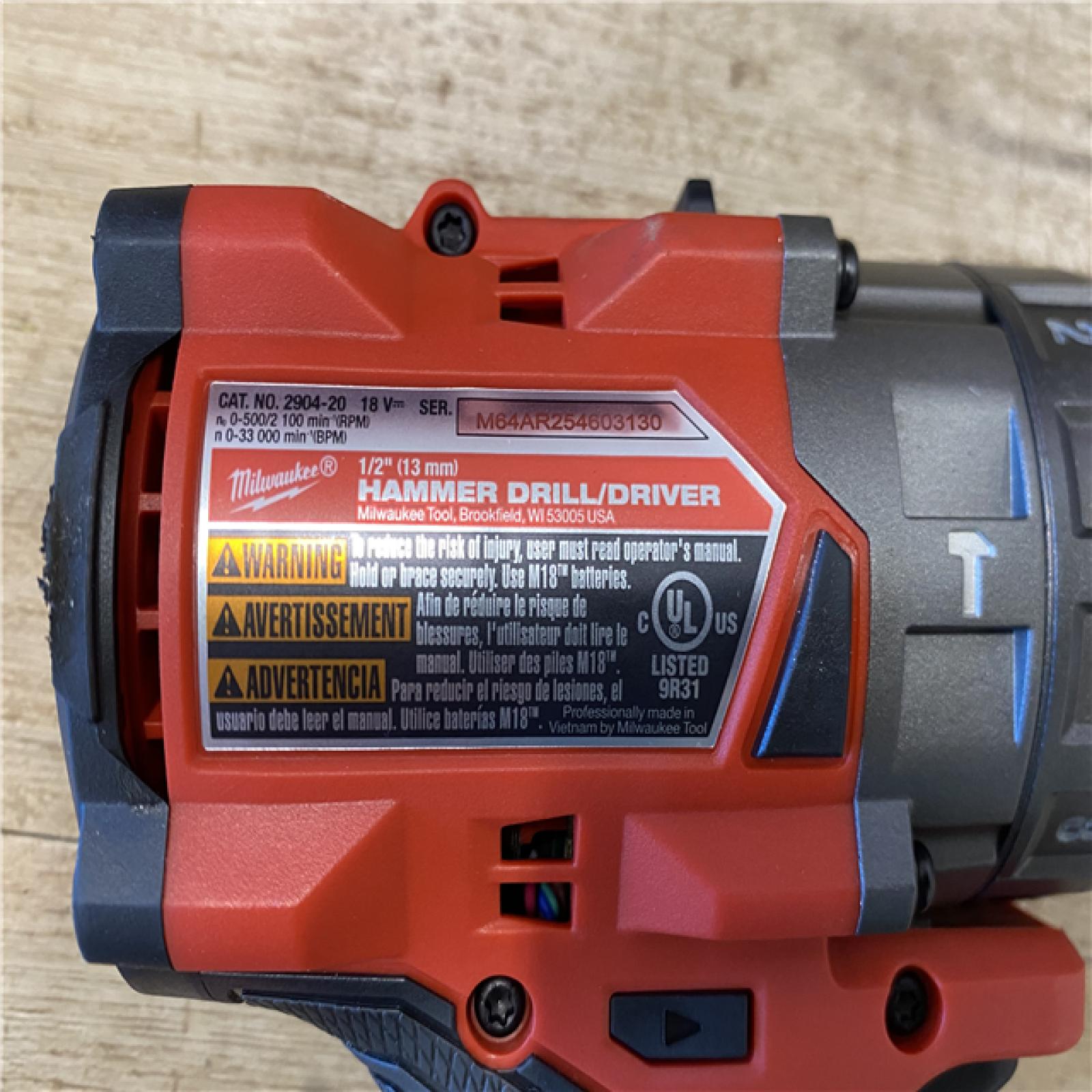 AS-IS Milwaukee FUEL 18V Lithium-Ion Brushless Cordless Hammer Drill and Impact Driver Combo Kit