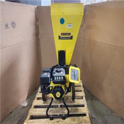 Phoenix Champion Power Equipment 3 in. Dia 224 cc 2-in-1 Upright Gas Powered Wood Chipper Shredder