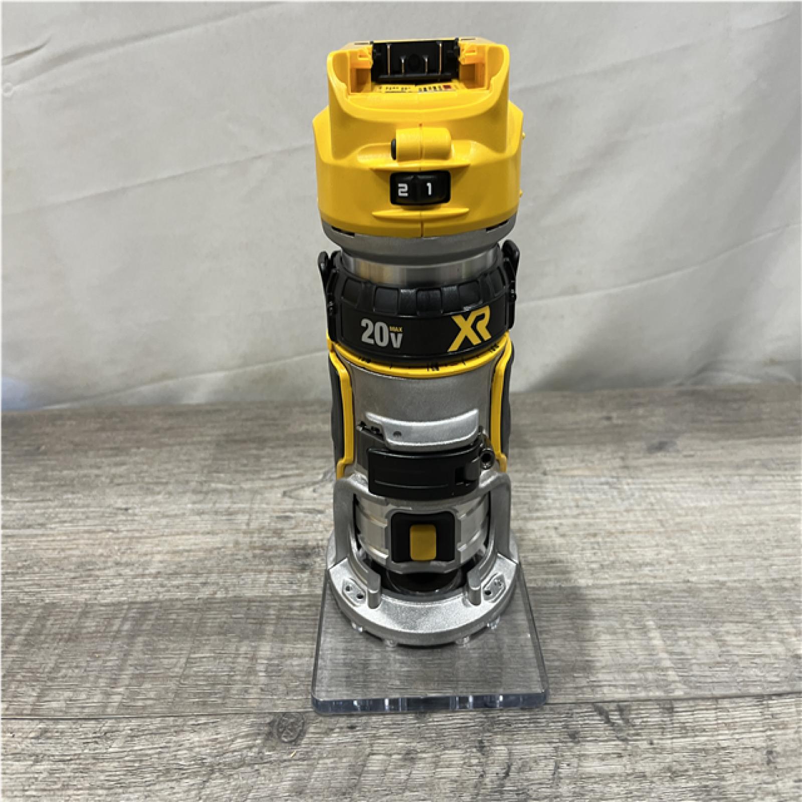 AS-IS DEWALT 20V MAX XR Cordless Brushless Fixed Base Compact Router (Tool Only)