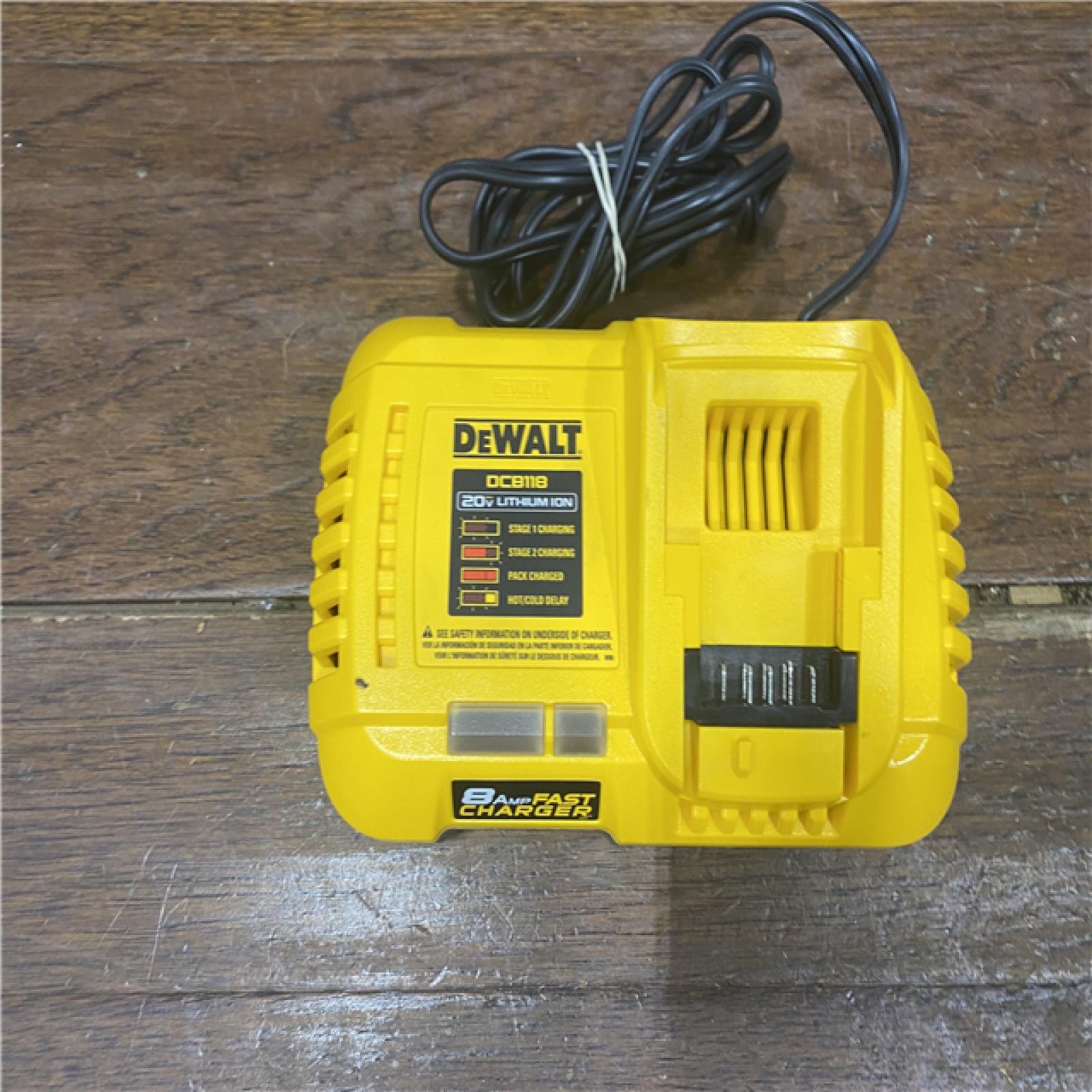 AS-IS DeWalt 20V Max Fan-Cooled Fast Charger DCB118