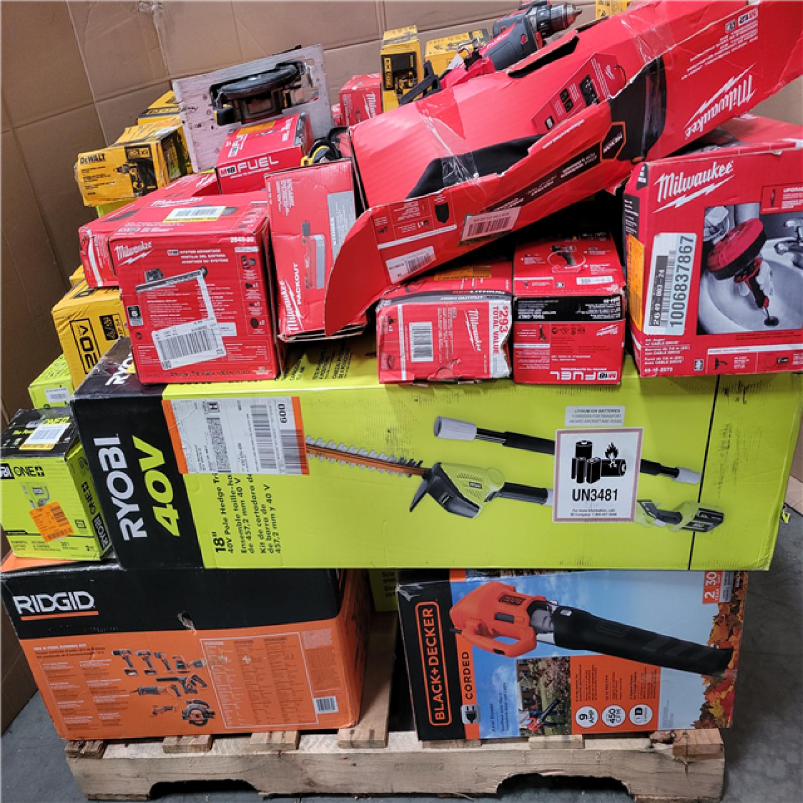 CALIFORNIA AS-IS TOOL PALLET