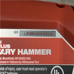 AS-IS Milwaukee  FUEL 18V Lithium-Ion Brushless Cordless 1 in. SDS-Plus Rotary Hammer (Tool-Only)