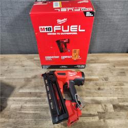 HOUSTON LOCATION - AS-IS (APPEARS LIKE NEW) Milwaukee 2841-20 18V Cordless Gen II 16 Gauge Angled Finish Nailer (Tool Only)