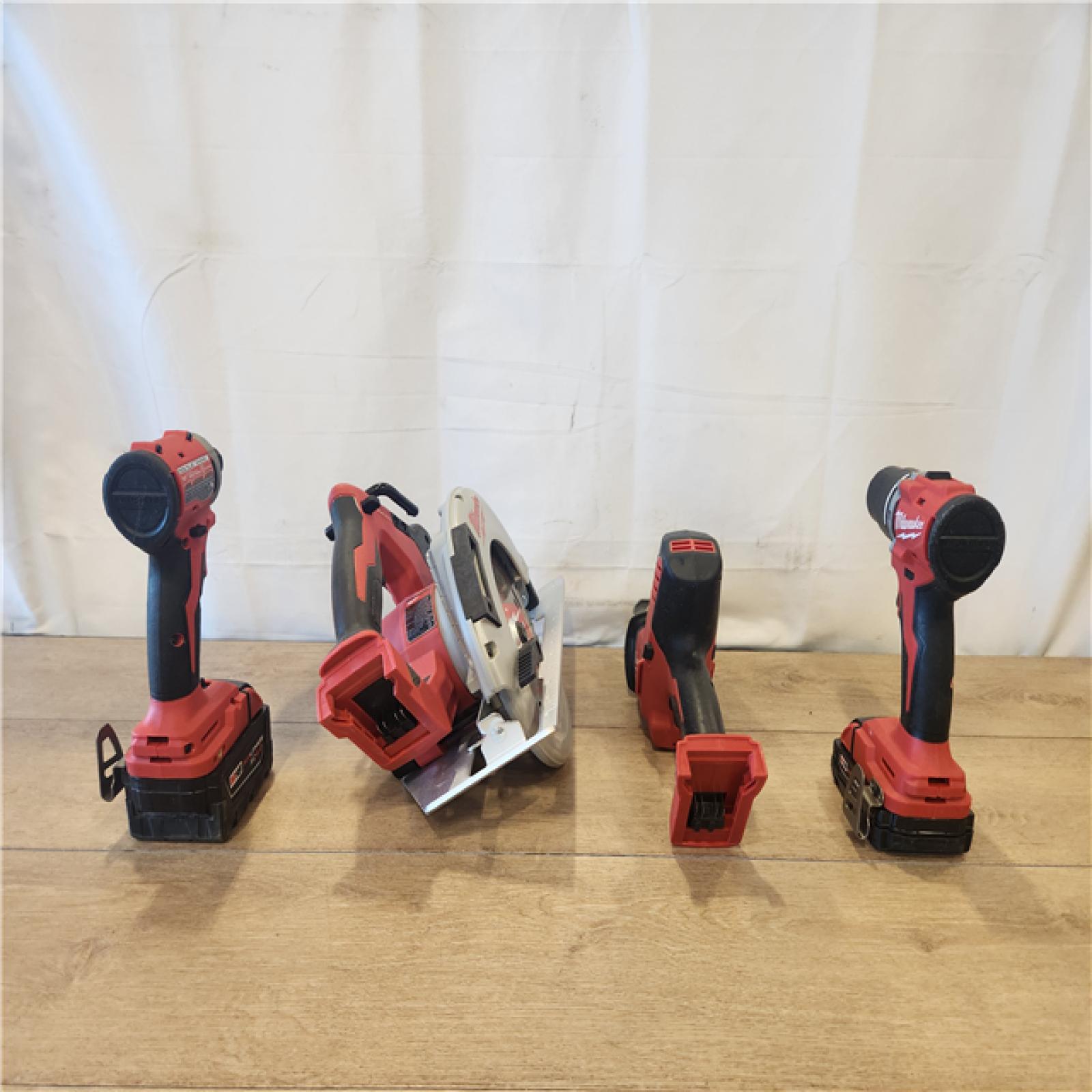 AS-IS- Milwaukee M18 4-Tool Combo Kit