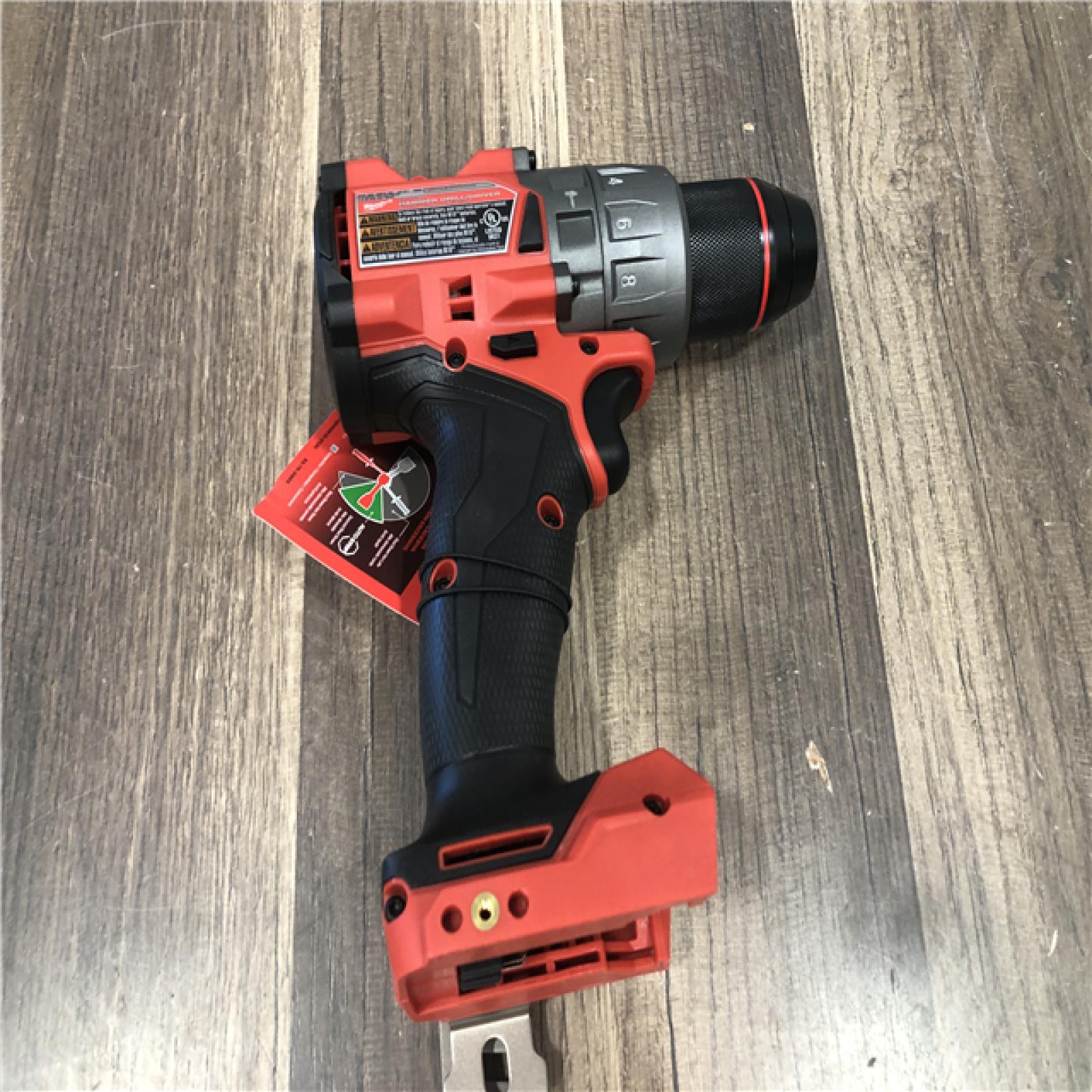 AS-IS Milwaukee  FUEL 18V Lithium-Ion Brushless Cordless 1/2 in. Hammer Drill/Driver (Tool-Only)