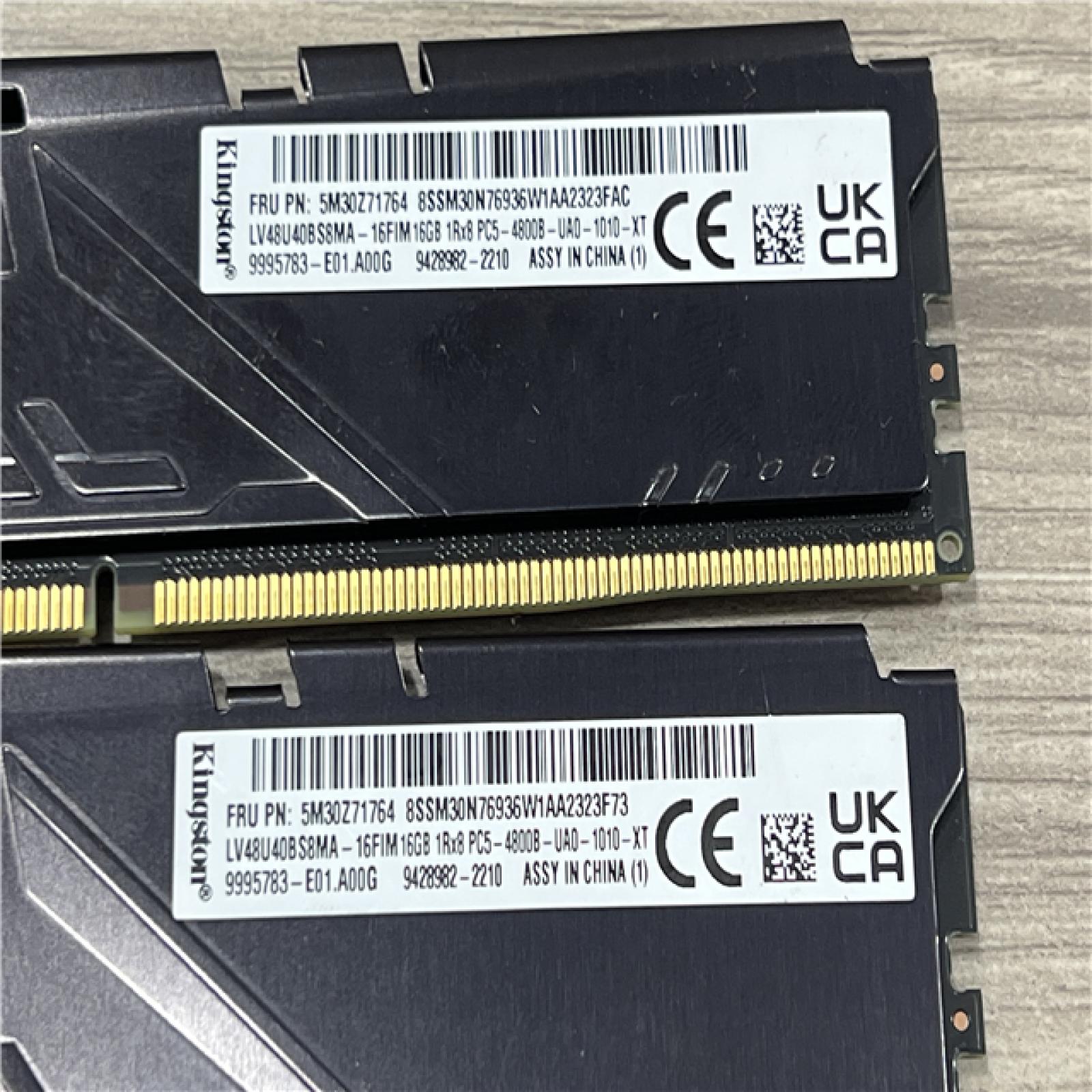 AS-IS Kingston FURY Beast 32GB (2x16GB) 5200MT/s DDR5 CL40 Kit of 2 Desktop Memory KF552C40BBK2-32