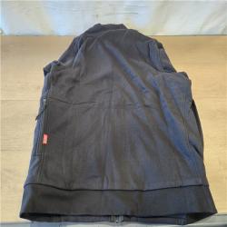 AS-IS Milwaukee Men's X-Large 12V Cordless Black Heated Jacket Hoodie Kit