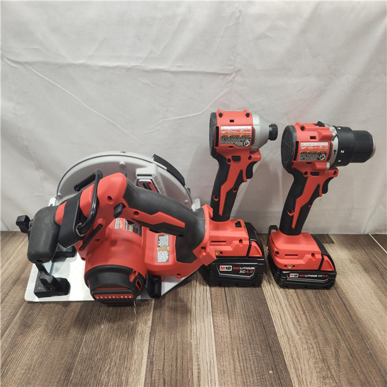 AS-IS- Milwaukee M18 4-Tool Combo Kit