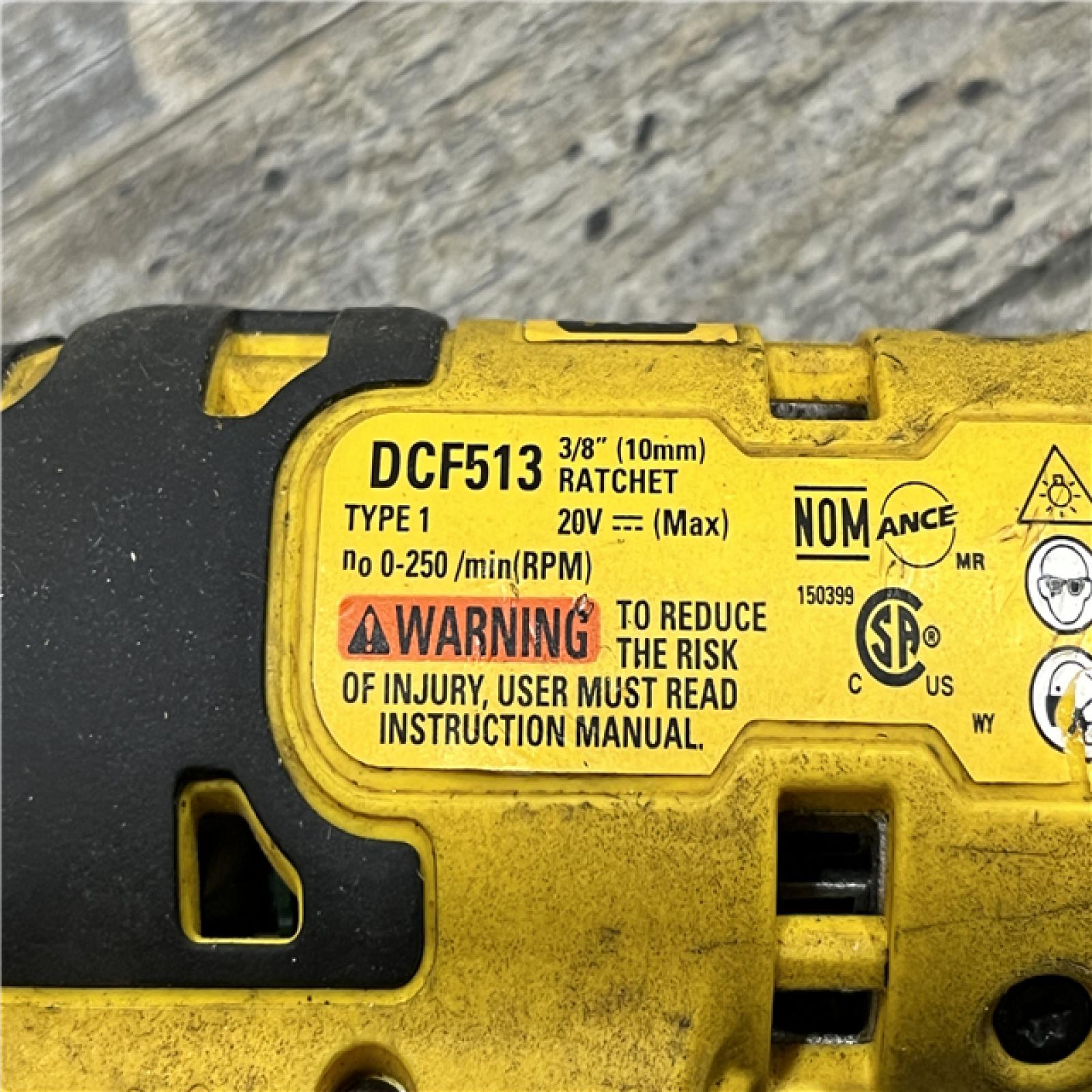 AS-IS DEWALT ATOMIC 20V MAX Cordless 3/8 in. Ratchet (Tool Only)