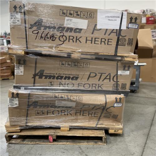 DALLAS LOCATION- Amana PTAC Air Conditioner - 12K BTU - R410A - 230/208V PALLET -(6 UNITS)