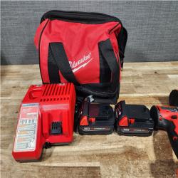HOUSTON LOCATION - AS - IS Milwaukee 18V Lithium-Ion Brushless Cordless Compact Drill/Impact Combo Kit