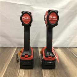 AS-IS Milwaukee FUEL 18V Lithium-Ion Brushless Cordless Hammer Drill and Impact Driver Combo Kit