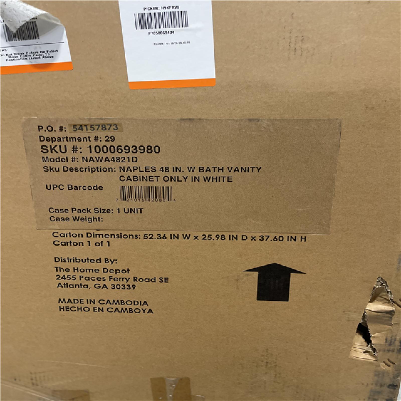 DALLAS LOCATION- AS-IS HOME IMPROVEMENT PALLET