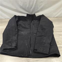 AS-IS Milwaukee Men's Black Large M12 Heated TOUGHSHELL Jacket