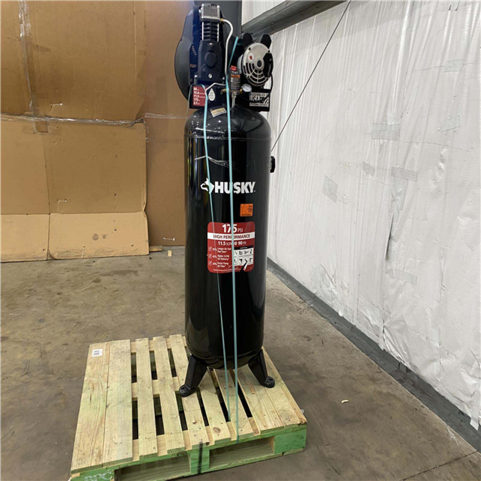Houston Location - AS-IS Husky 60 Gallon 175psi Air Compressor