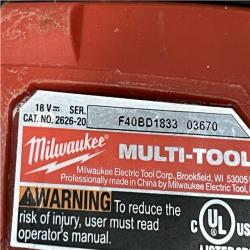 AS-IS Milwaukee 18V Lithium-Ion Cordless Oscillating Multi-Tool (Tool-Only)