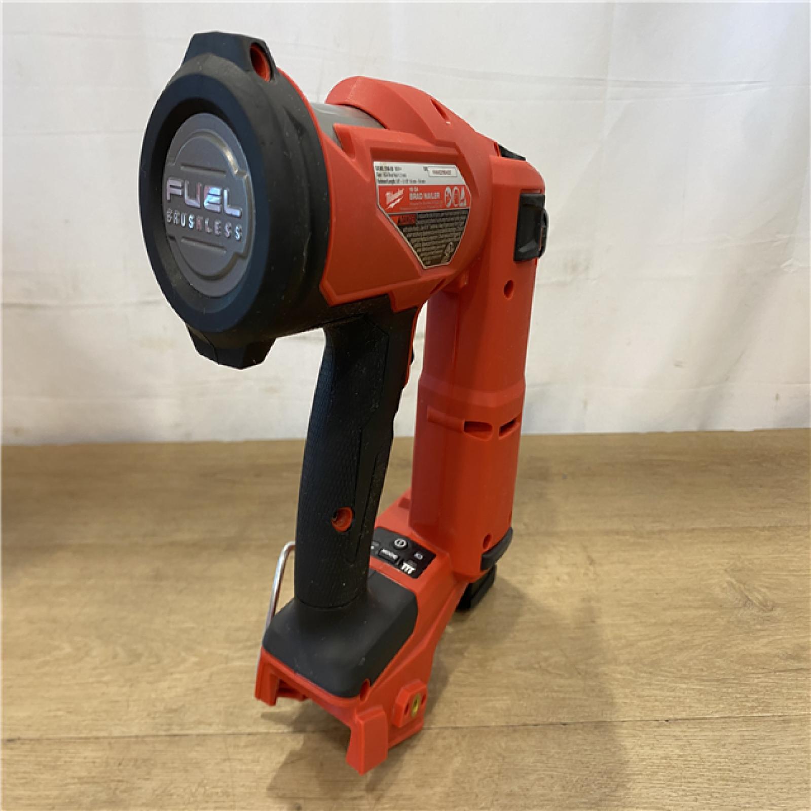 AS-IS Milwaukee FUEL 18-Volt Lithium-Ion Brushless Cordless Gen II 18-Gauge Brad Nailer (Tool-Only)