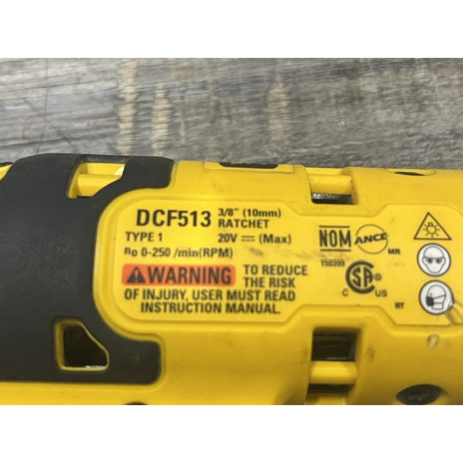 AS-IS DEWALT ATOMIC 20V MAX Cordless 3/8 in. Ratchet (Tool Only)