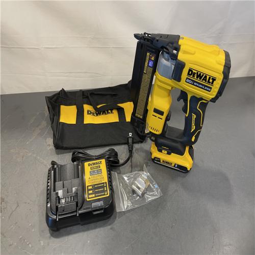 AS-IS - DeWalt ATOMIC 20V MAX Lithium Ion Cordless 23 Gauge Pin Nailer Kit