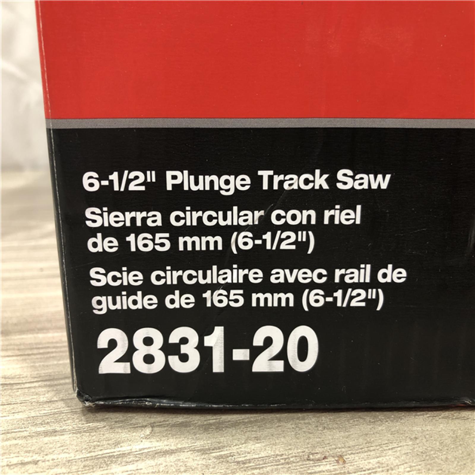 AS-IS Milwaukee FUEL 18V Lithium-Ion Cordless 6-1/2 in. Plunge Cut Track Saw (Tool-Only)
