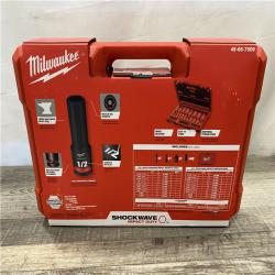 NEW - Milwaukee SHOCKWAVE 3/8 in. Drive SAE and Metric 6 Point Impact Socket Set (43-Piece)