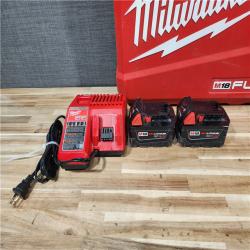 HOUSTON LOCATION - AS-IS Milwaukee  FUEL 18V Lithium-Ion Brushless Cordless Hammer Drill and Impact Driver Combo Kit