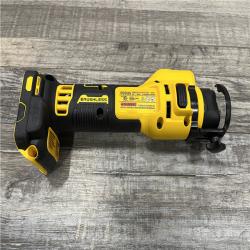 AS-IS DEWALT XR 20V Lithium-Ion Cordless Rotary Drywall Cut-Out Tool (Tool Only)