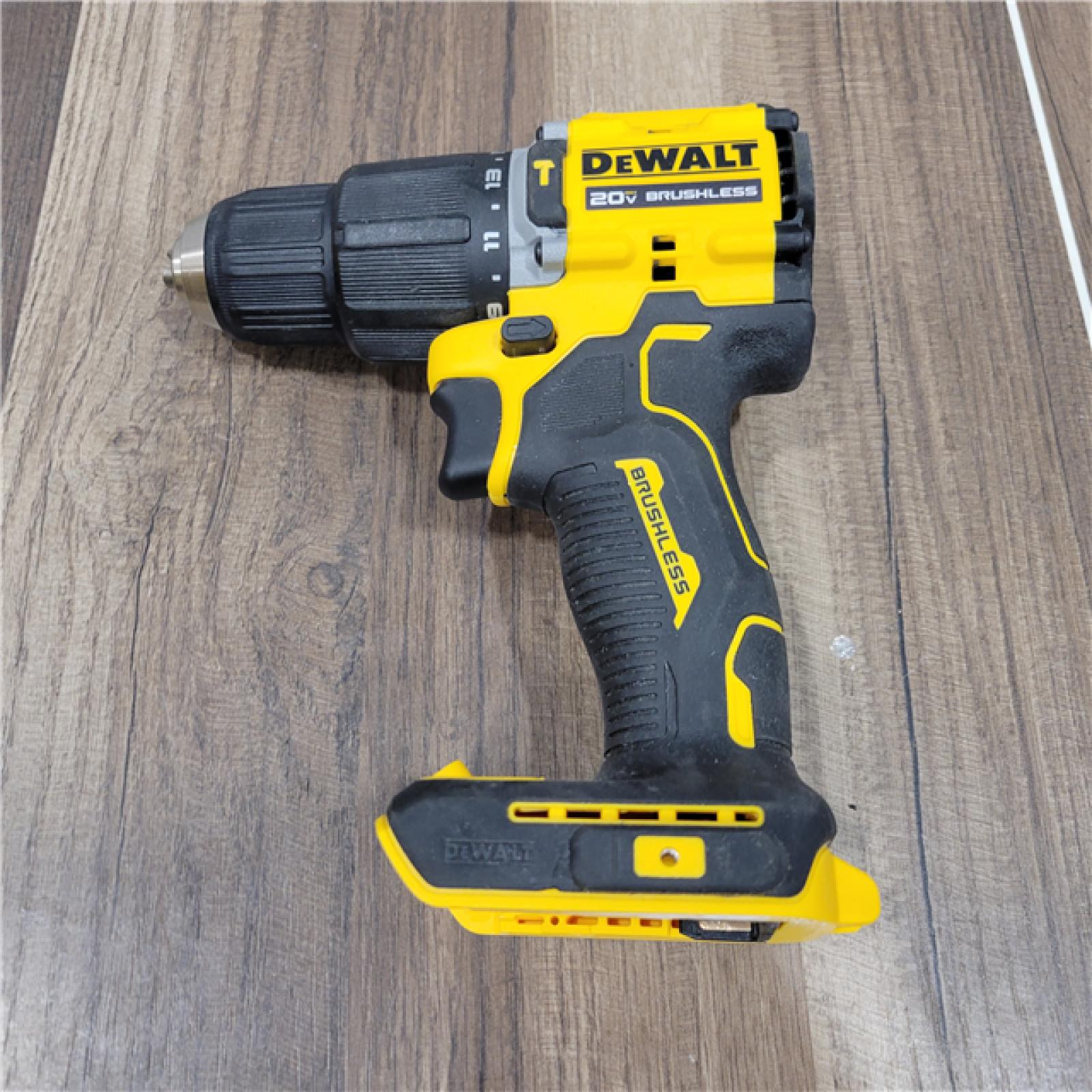 DEWALT ATOMIC 20-Volt Lithium-Ion Cordless 1/2 in. Compact Hammer Drill with Charger and Bag