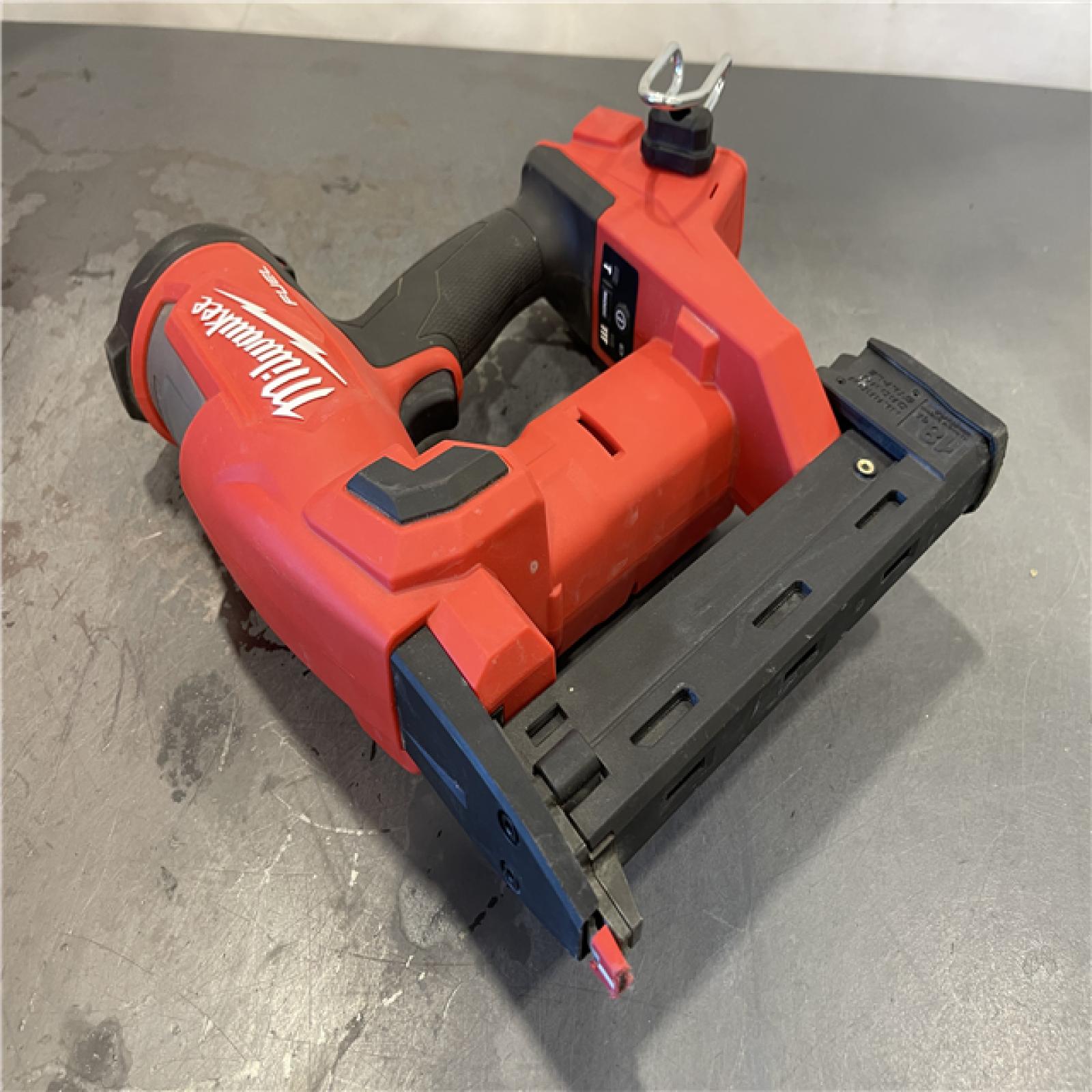AS-IS - MILWAUKEE FUEL 18V Cordless 18-Gauge 1/4 in. Narrow Crown Stapler