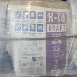 Phoenix NEW Knauf Insulation R13 Kraft Faced 15 in. x 32 ft. Fiberglass Insulation Rolls for 2x4 Wall - Sound-Reducing and Made in America (48-Rolls)