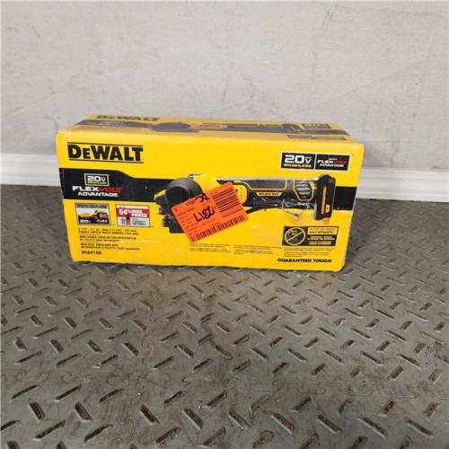 HOUSTON LOCATION - AS-IS DEWALT DCG416B 20V MAX Lithium-Ion Brushless Cordless 4-1/2 - 5  Paddle Switch Angle Grinder with Flexvolt Advantage (Tool Only)