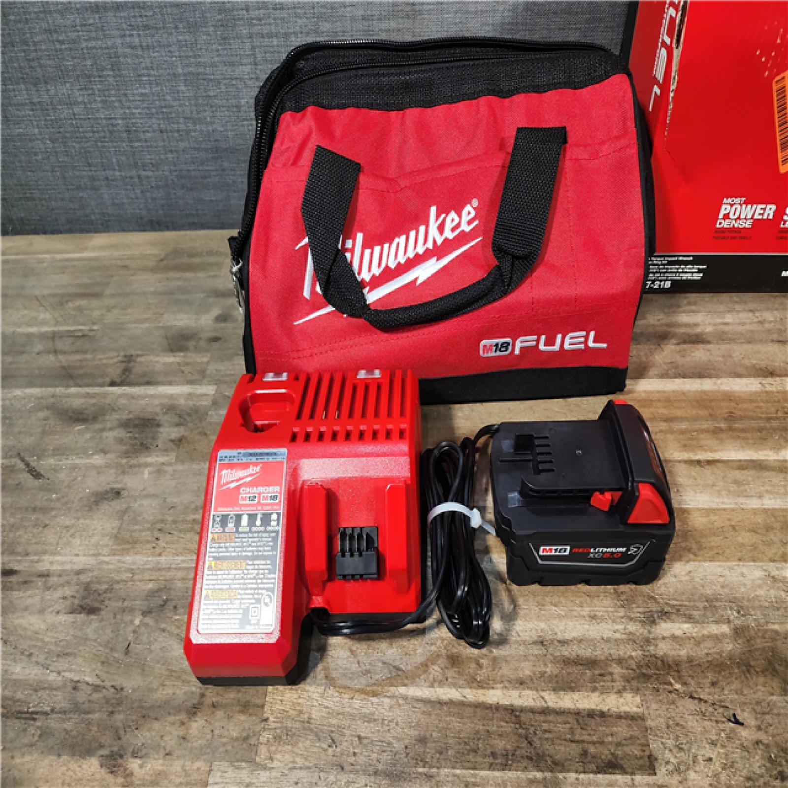 HOUSTON LOCATION - AS-IS Milwaukee M18 1/2 in. Cordless Brushless High Torque Impact Wrench Kit (Battery & Charger)