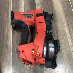 AS-IS Milwaukee M18 FUEL 18-Volt Lithium-Ion Brushless Cordless Coil Roofing Nailer (Tool Only)