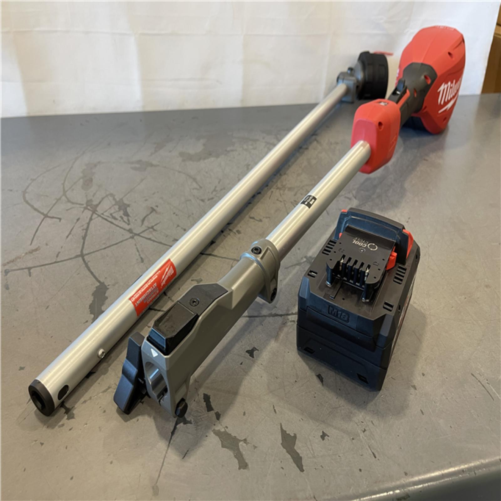 AS-IS - Milwaukee M18 FUEL 18V 16 in. Brushless Cordless Battery Powered String Trimmer W/QUIK-LOK Attachment Kit