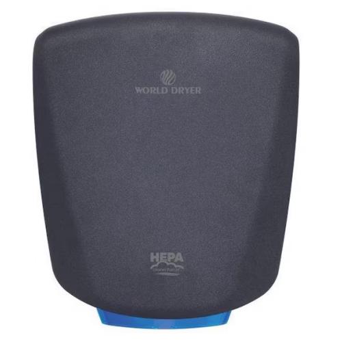 NEW! - WORLD DRYER VERDEdri Graphite Aluminum Automatic Electric Hand Dryer