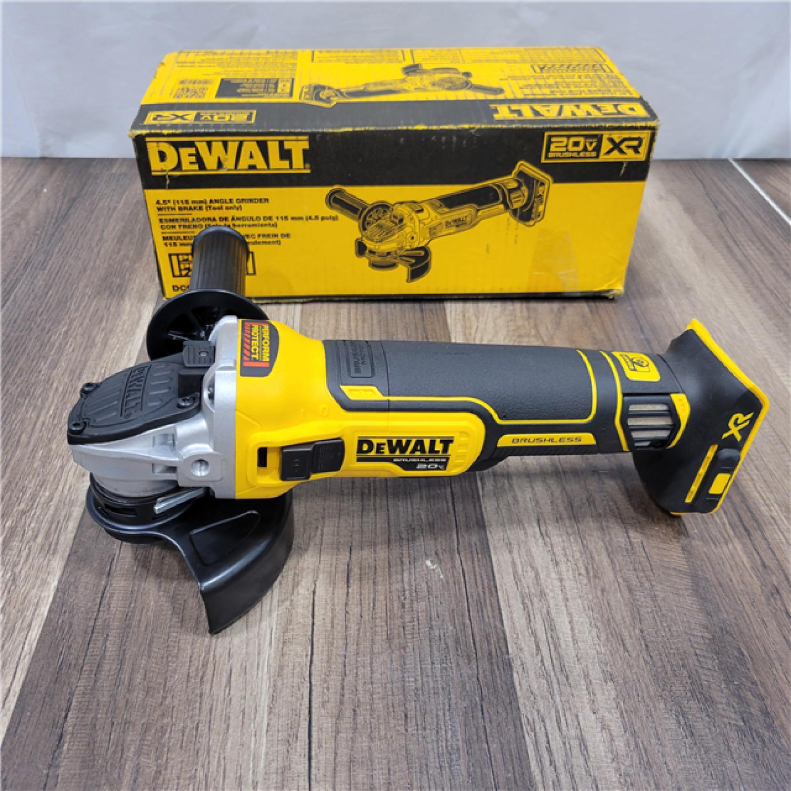 Good DeWalt DCG405B 20V Max XR 4.5-Inch Slide Switch Small Angle Grinder (Tool Only)