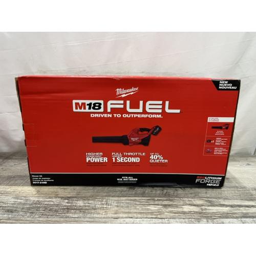 NEW - Milwaukee FUEL 120 MPH 500 CFM 18V Brushless Cordless Battery Powered Leaf Blower Kit