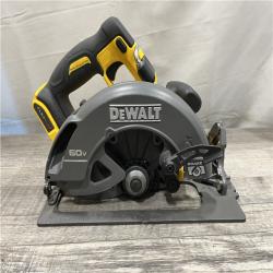 AS-IS DEWALT FLEXVOLT 60V MAX Cordless Brushless 7-1/4 in. Circular Saw with Brake (Tool Only)