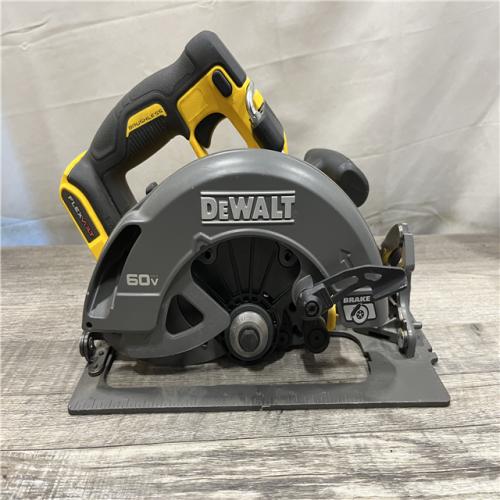 AS-IS DEWALT FLEXVOLT 60V MAX Cordless Brushless 7-1/4 in. Circular Saw with Brake (Tool Only)