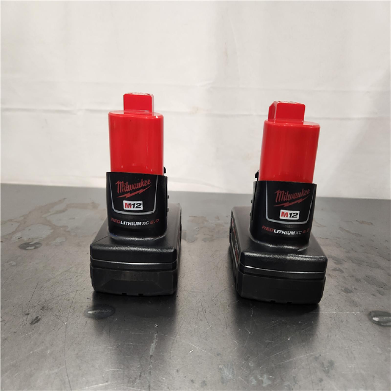 AS-IS- M12 12V Lithium-Ion XC Extended Capacity Battery Pack 6. 0Ah (2-Pack)