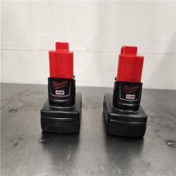 AS-IS- M12 12V Lithium-Ion XC Extended Capacity Battery Pack 6. 0Ah (2-Pack)