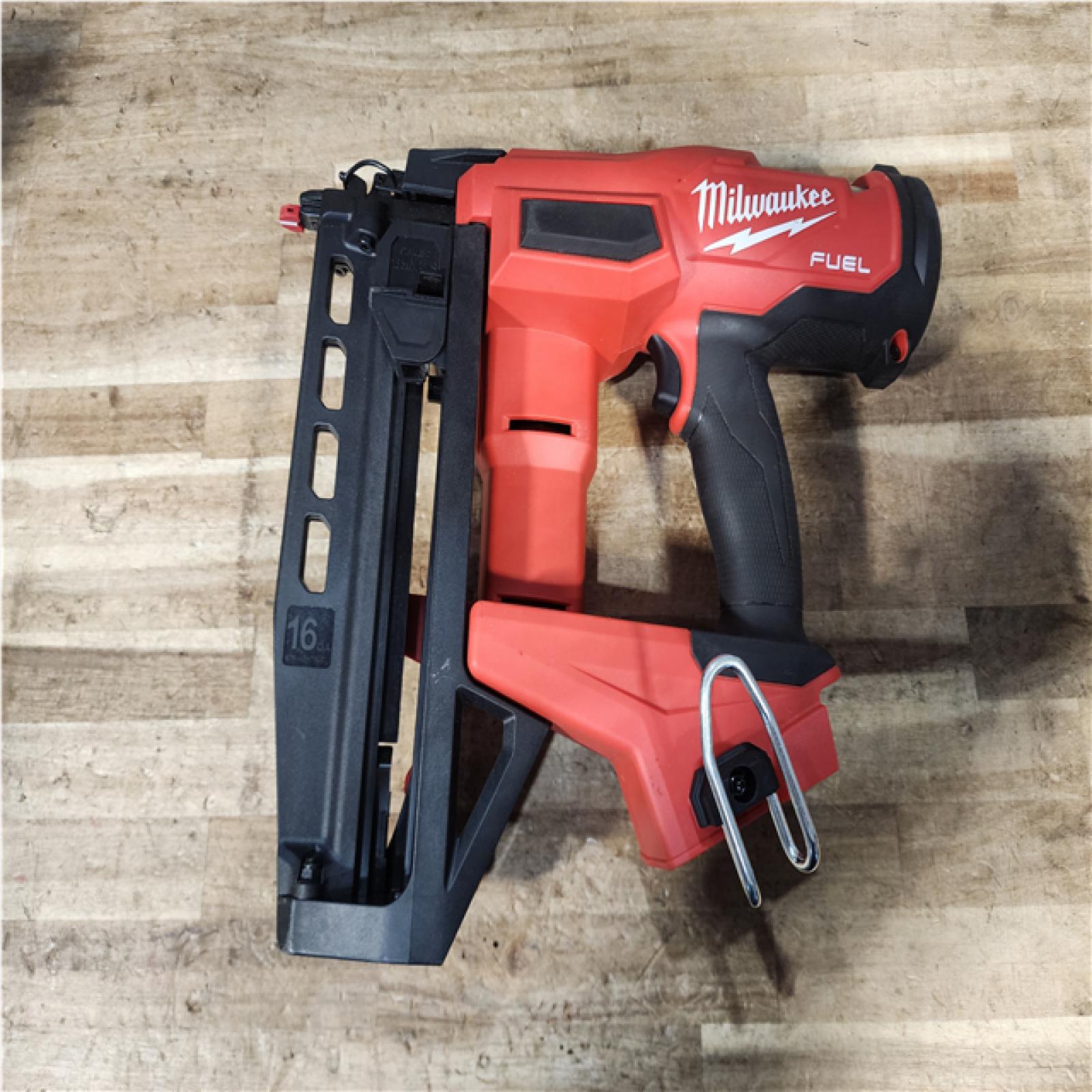 Houston Location AS-IS Milwaukee FUEL 18-Volt Lithium-Ion Brushless Cordless Gen ll 16-Gauge Straight Finish Nailer (Tool Only)