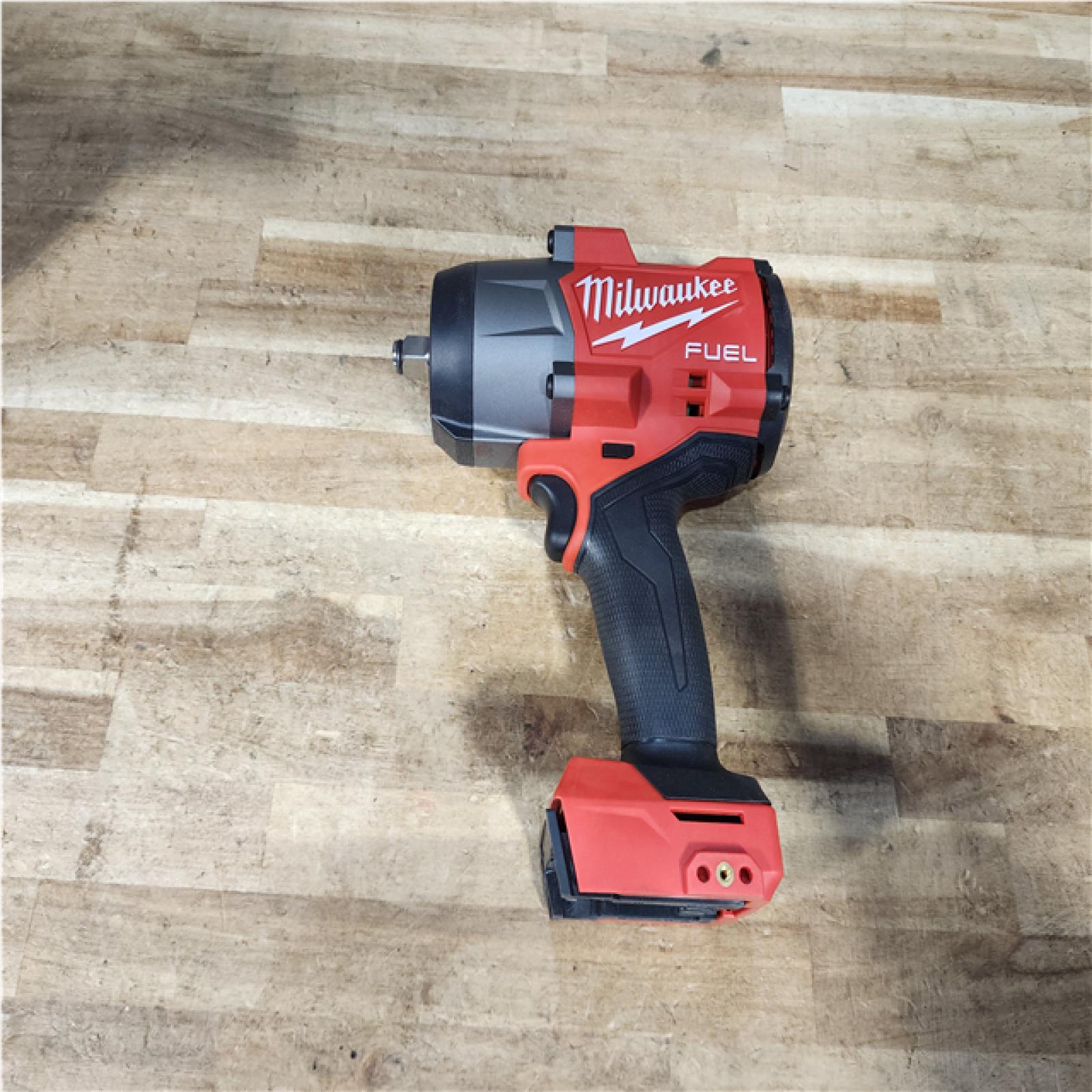 Houston Location AS-IS Milwaukee FUEL 18V Lithium-Ion Brushless Cordless 1/2 in. Impact Wrench with Friction Ring (Tool-Only)