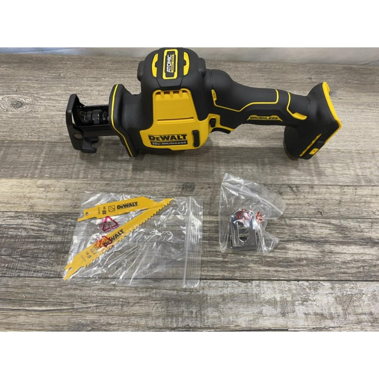 AS-IS DEWALT ATOMIC 20V MAX Cordless Brushless Compact Reciprocating Saw (Tool Only)