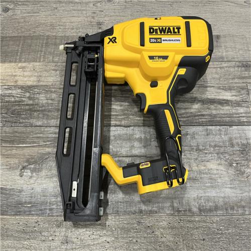 AS-IS DEWALT 20V MAX XR 16-Gauge Lithium-Ion Cordless Finish Nailer (Tool Only)